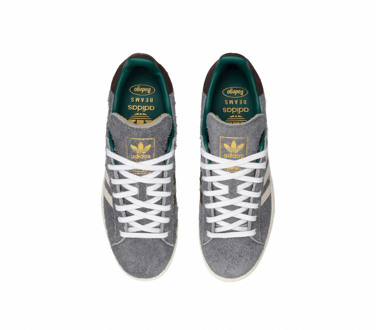 代購Adidas originals Bodega x beams 聯名潮流休閒鞋板鞋灰APR-