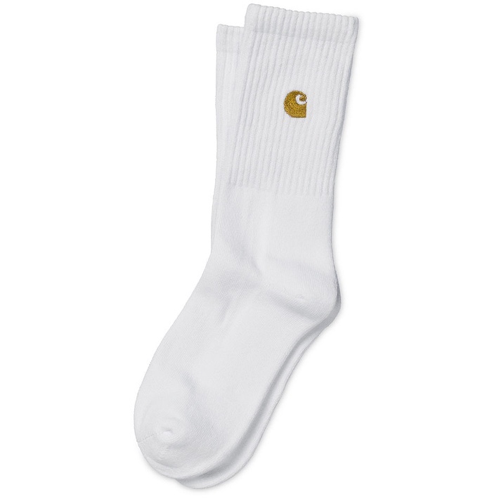 ☆ETW☆【EASY TO WEAR】歐版 Carhartt WIP Chase Socks 刺繡 金標 長襪 中筒襪 小腿襪 襪子 現貨