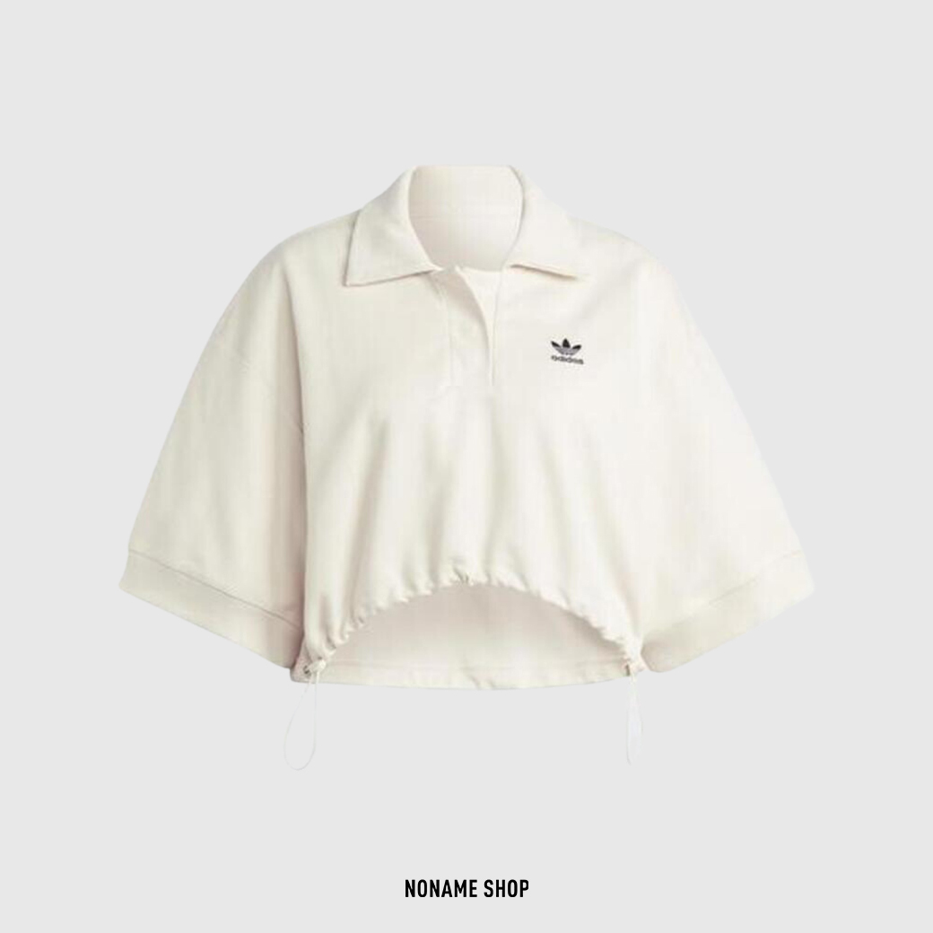ADIDAS OG SS23 POLO 短版 抽繩 短袖 (女款)