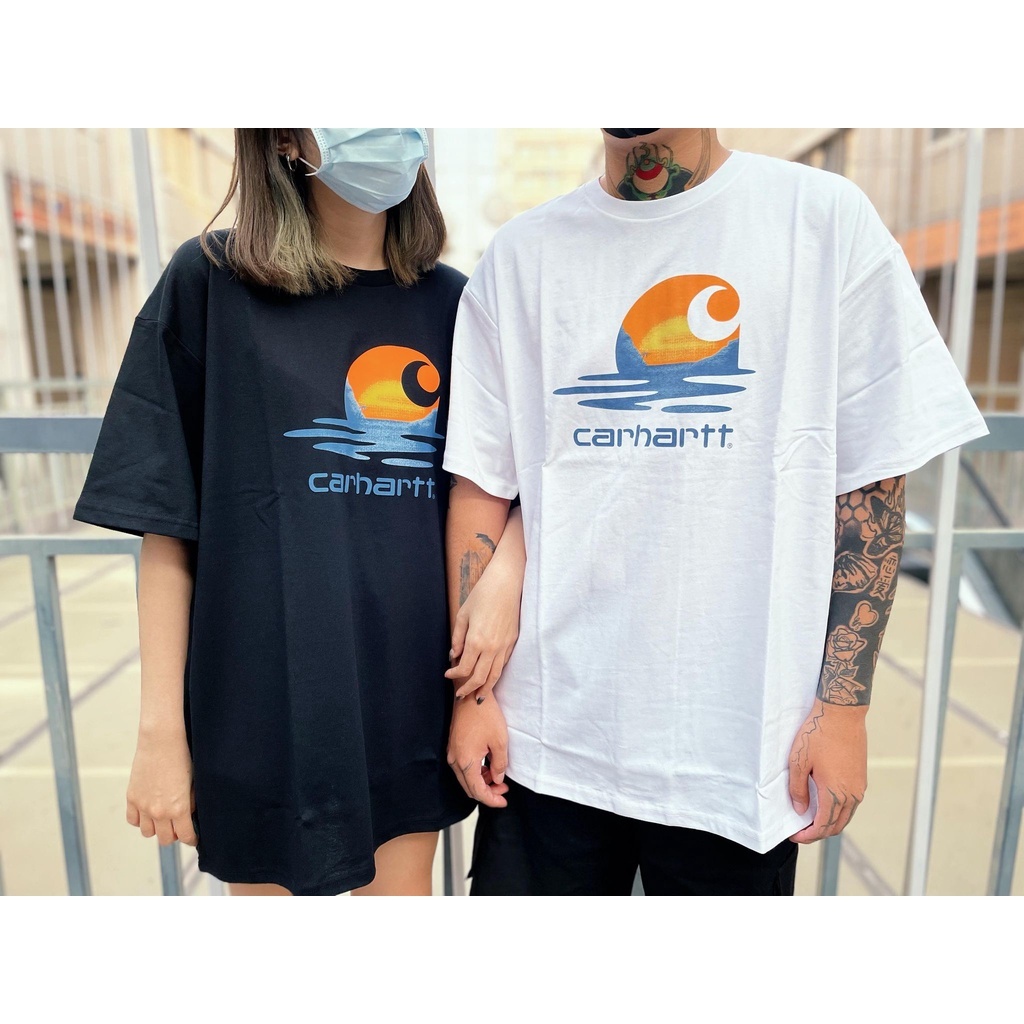 ☆ETW☆【EASY TO WEAR】歐版 CARHARTT WIP S/S Lagoon C T-shirt 瀉湖 夕陽 短袖 短T