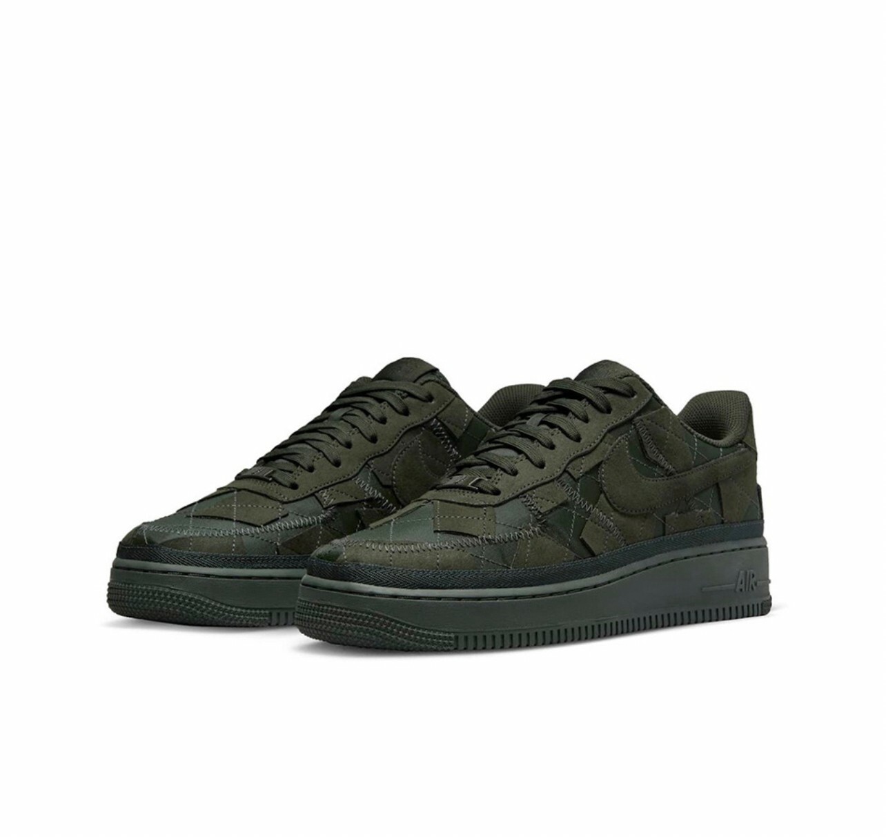 代購 Nike Air Force 1 Low sequoia 休閒鞋 綠格紋 板鞋 墨綠色 APR-