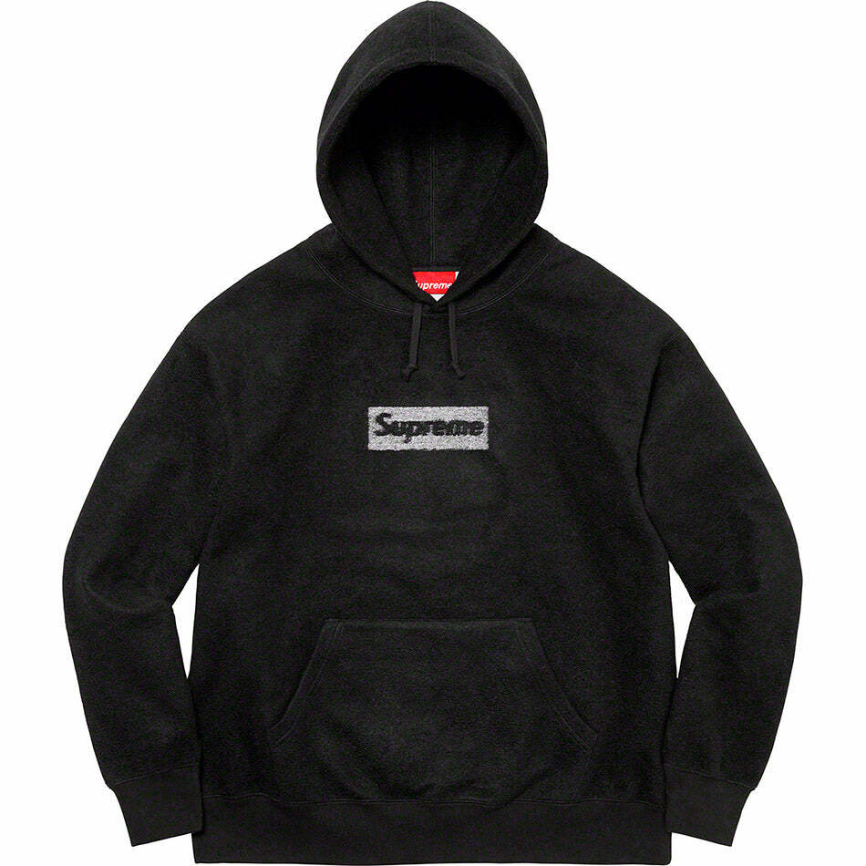 Supreme SS23 Inside Out Box Logo Hoodie BLACK