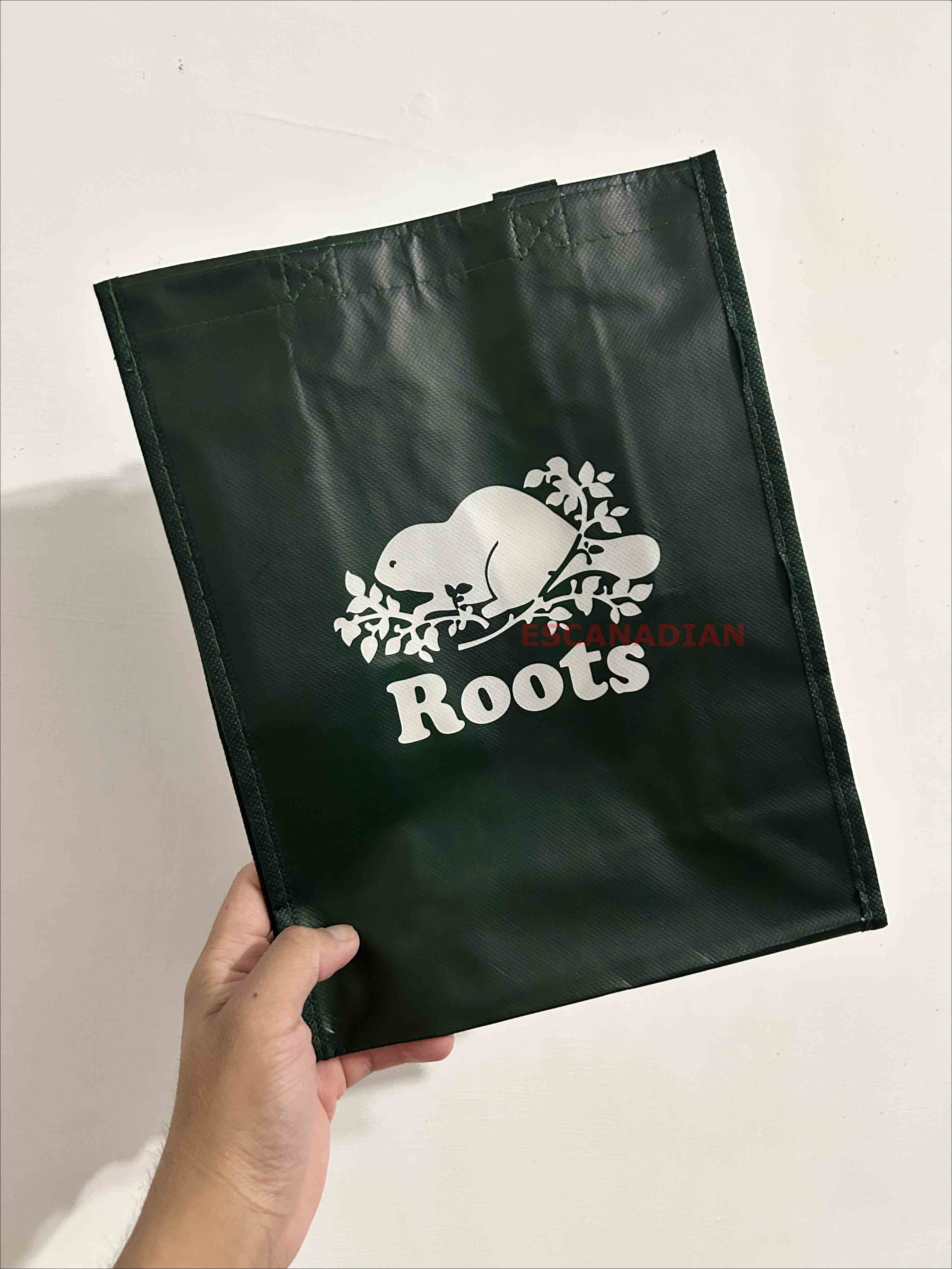 ROOTS 素面 環保購物袋 (3個尺寸)