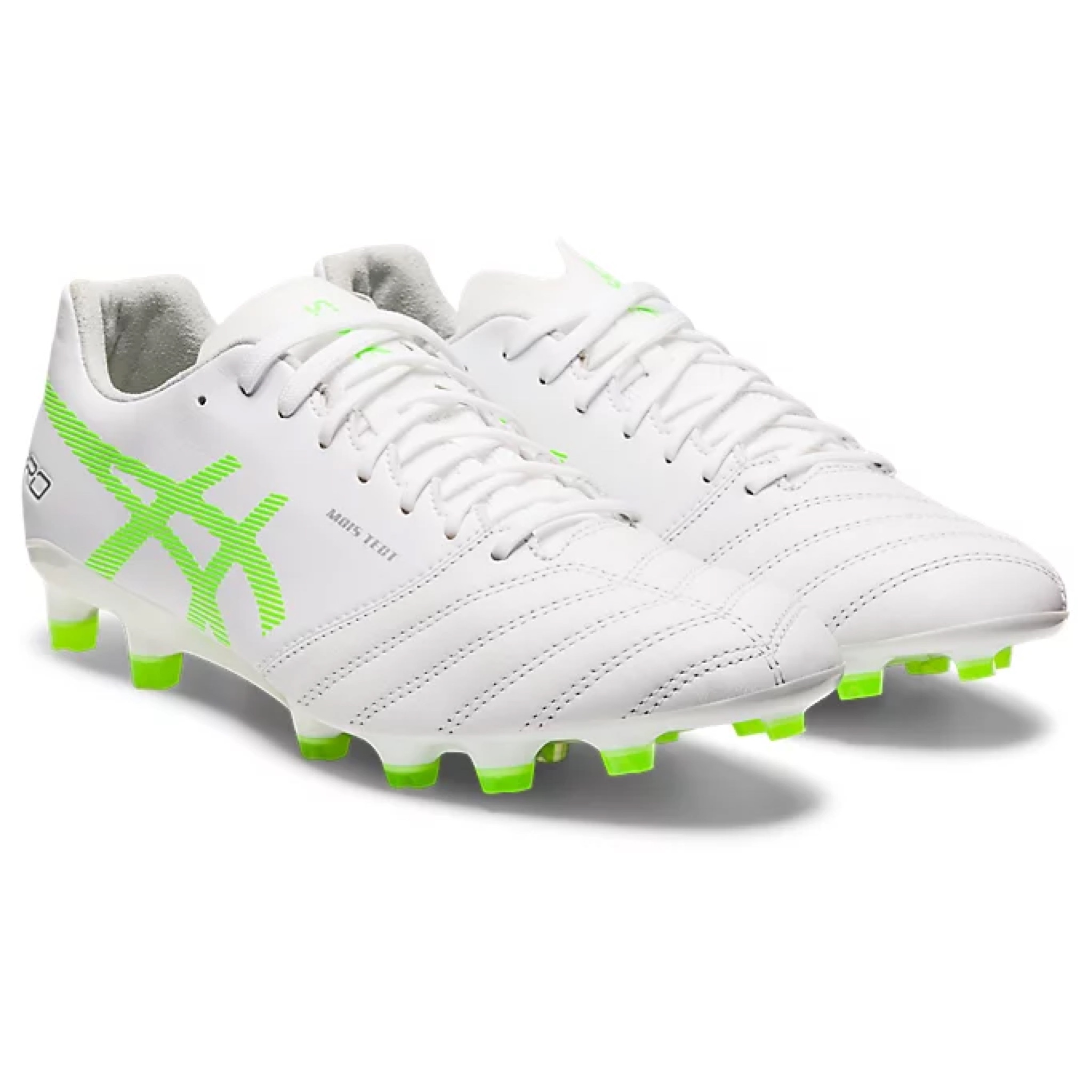 💥日本直送】Asics DS LIGHT X-FLY PRO 柔軟舒適足球鞋男性用白配綠色