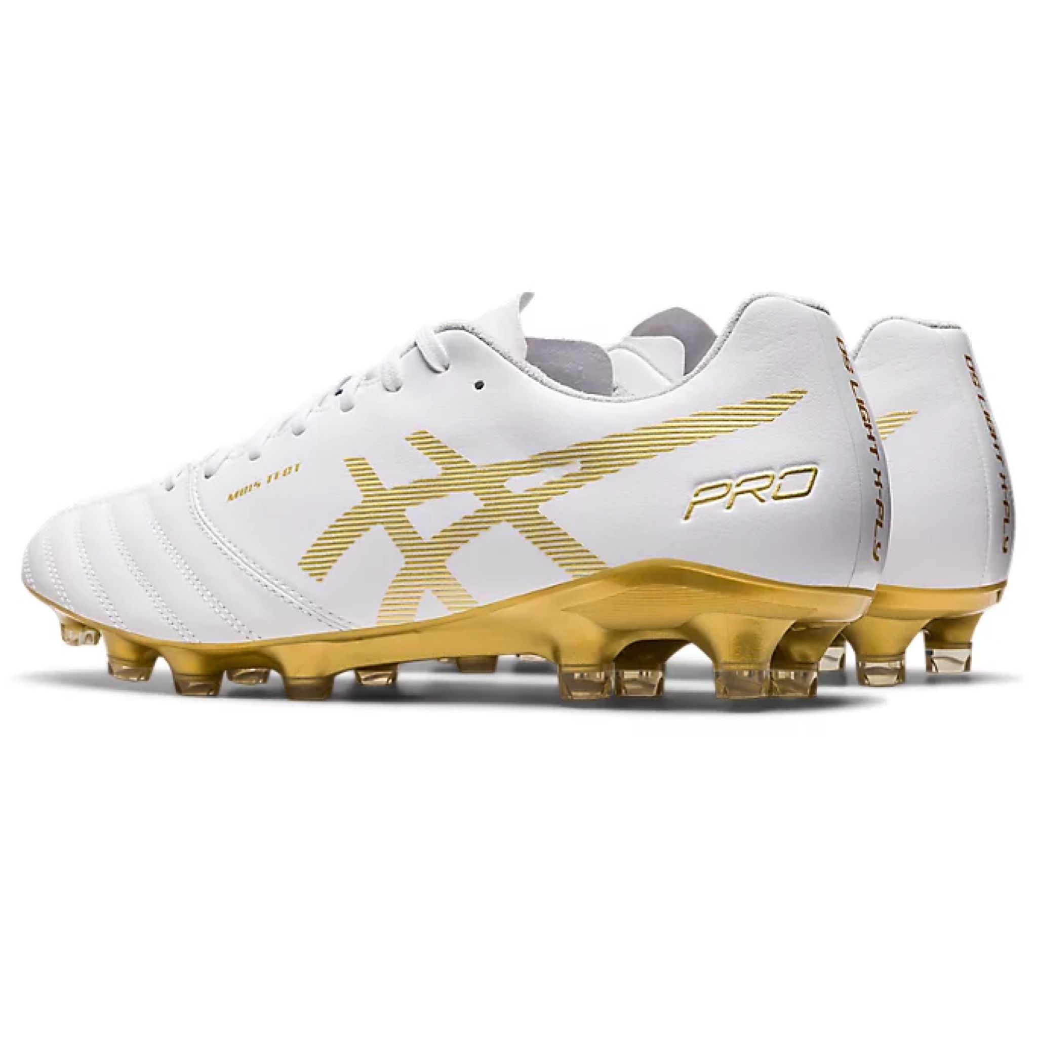 💥日本直送】Asics DS LIGHT X-FLY PRO 柔軟舒適足球鞋男性用白金色