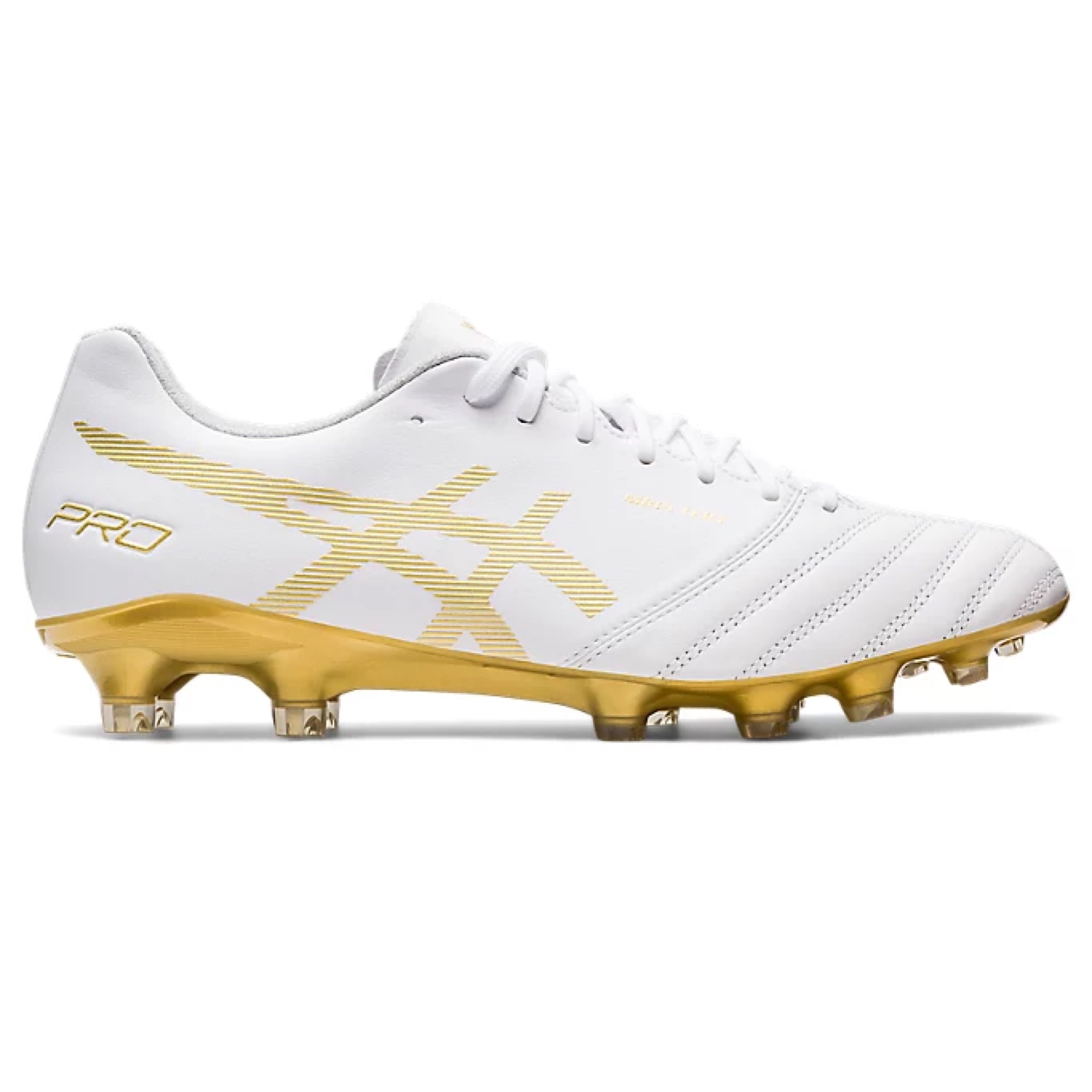 💥日本直送】Asics DS LIGHT X-FLY PRO 柔軟舒適足球鞋男性用白金色