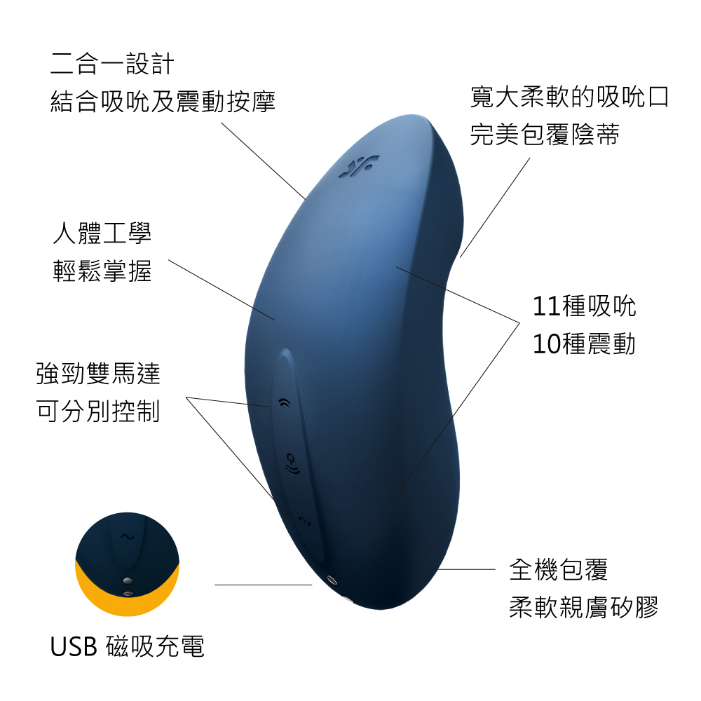 德國Satisfyer Vulva Lover 2 吸吮陰蒂震動器