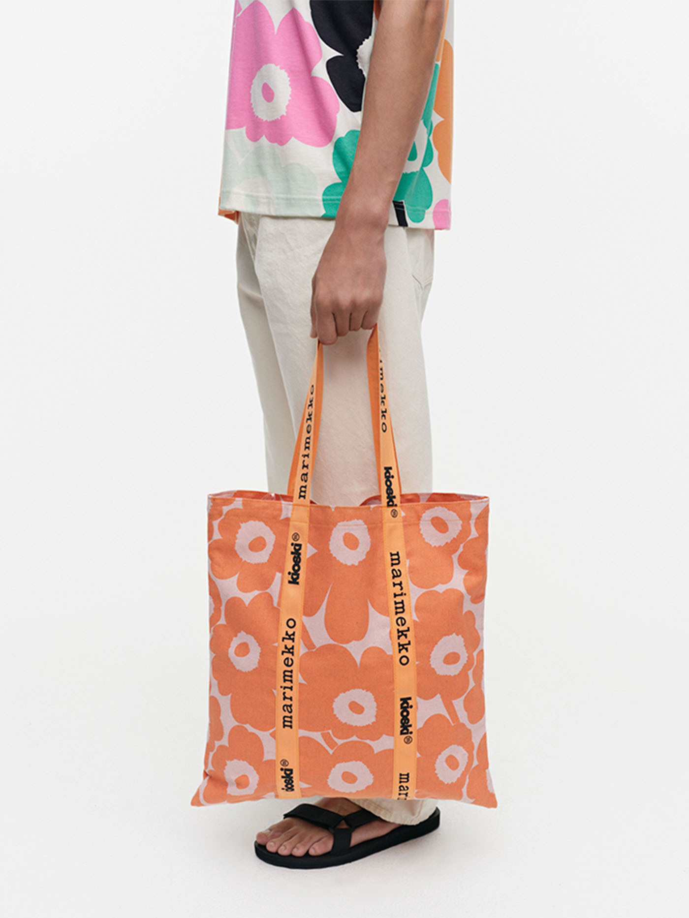 Kioski Igelin Logo Solid Tote Bag | MARIMEKKO