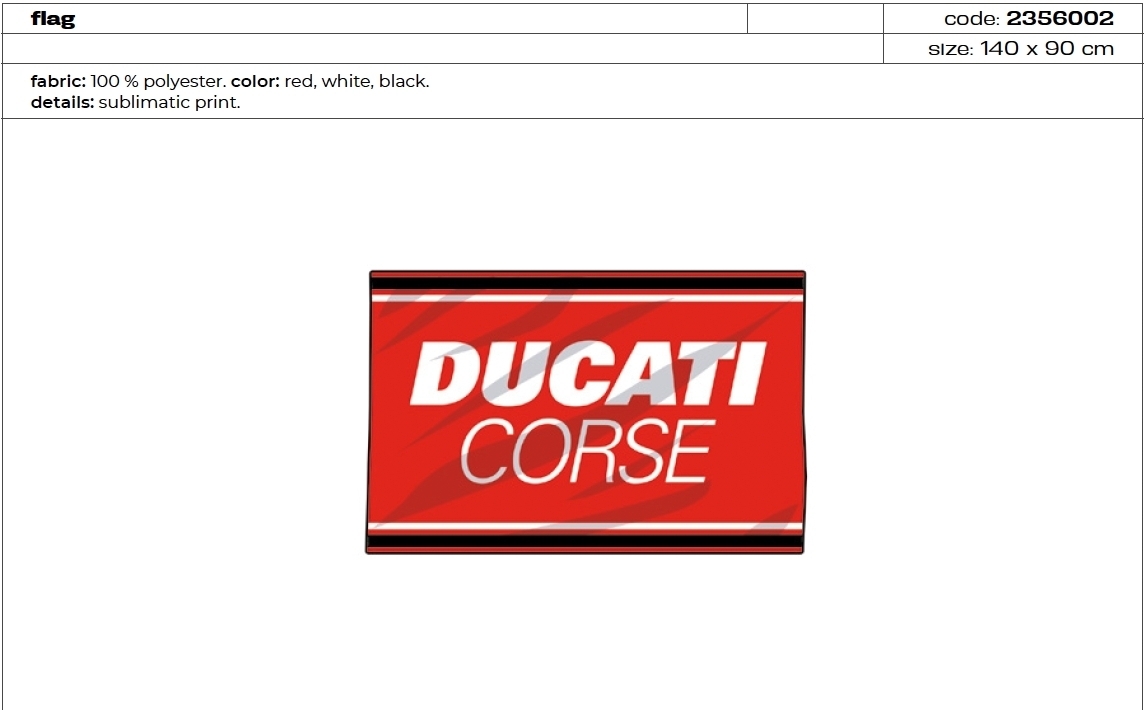 MotoGP Ducati Corse Shield Flag 旗幟 義大利 MotoGP周邊 2023