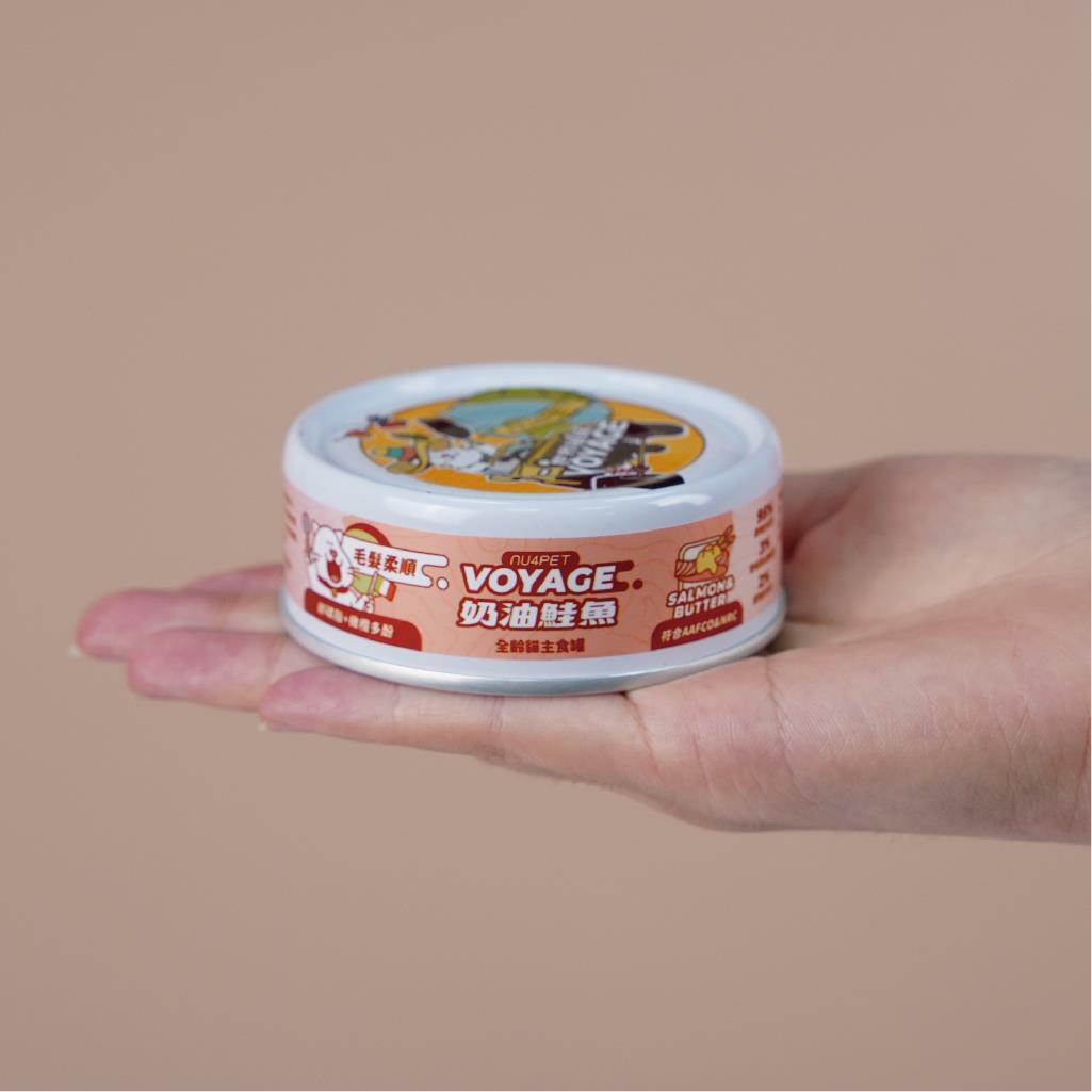 陪心寵糧 - (超級食物)世界風味罐 - 義式奶油鮭魚(毛髮柔順) 80g (任選6罐$114)