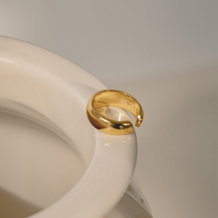 E153 思索 | 純銀耳骨夾