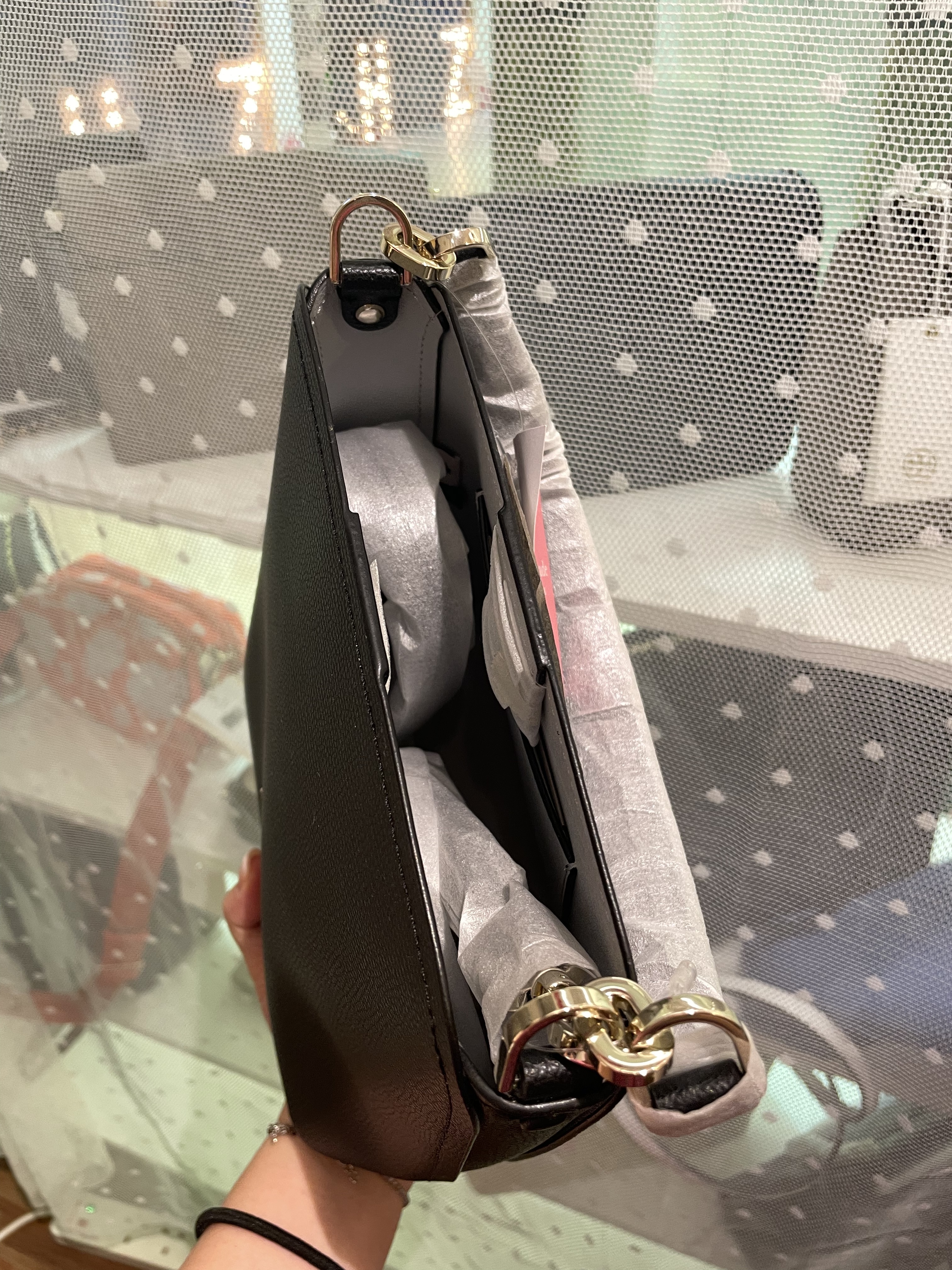 Kate spade 黑色水桶袋