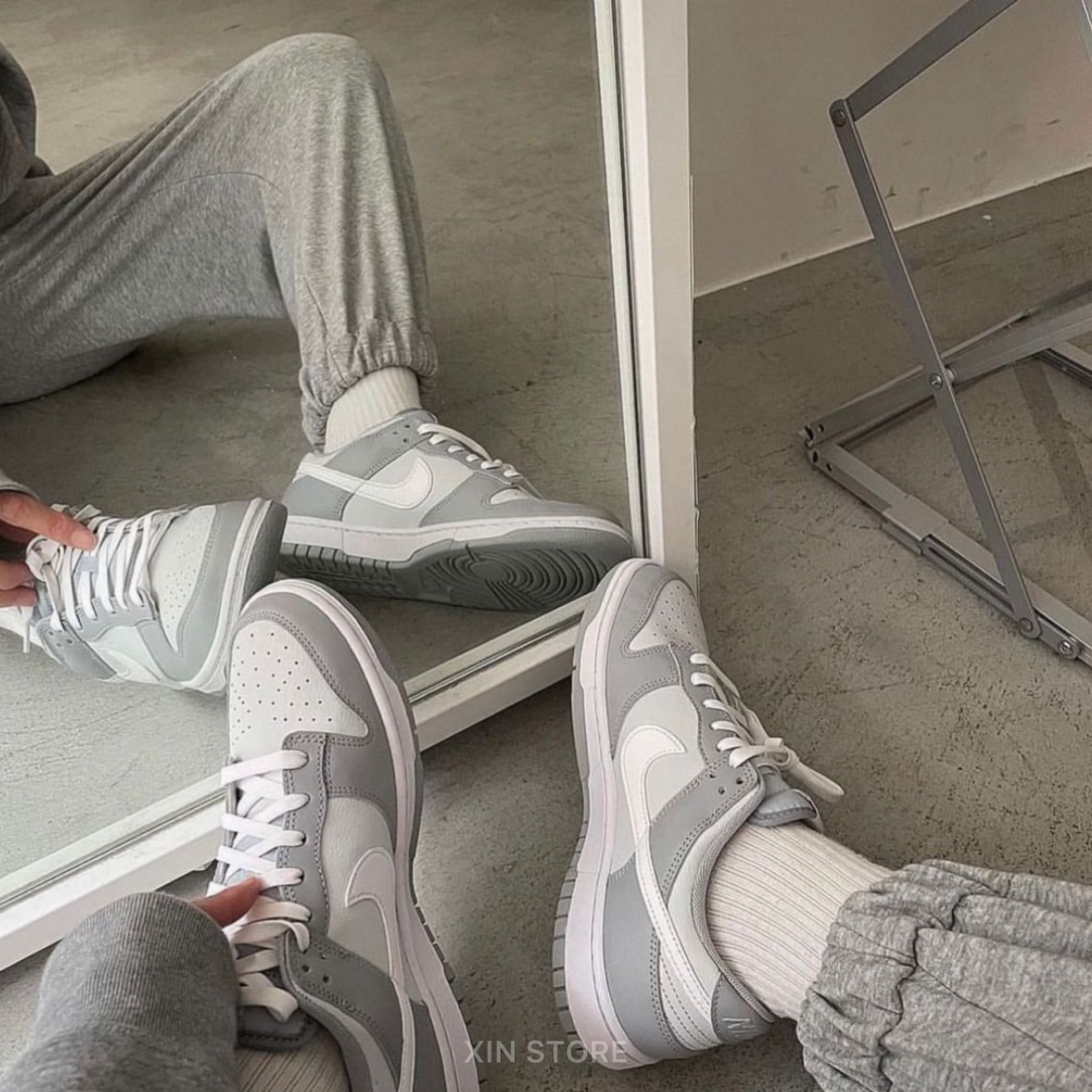 Nike Dunk Low Retro Grey White 低筒 酷灰