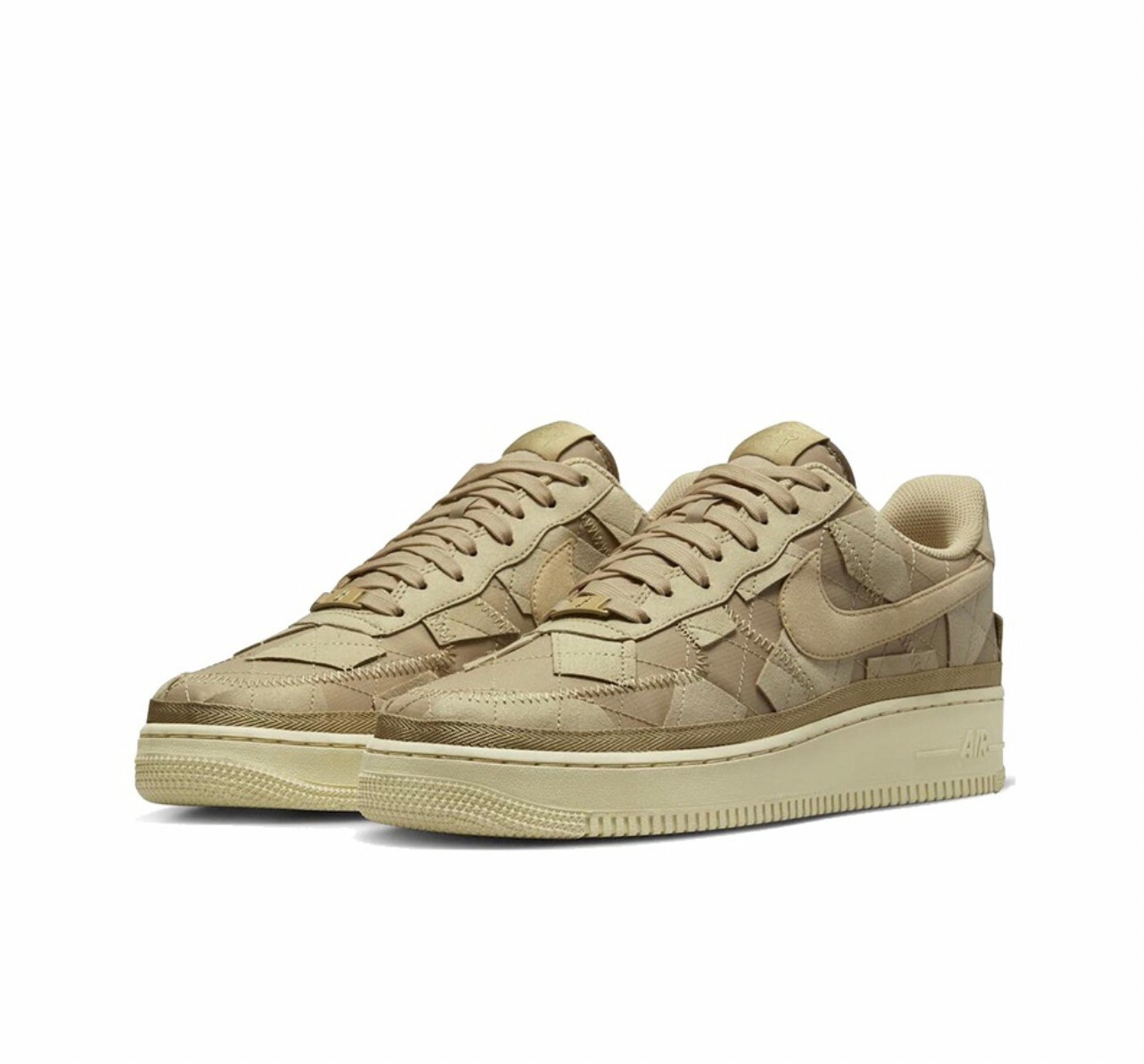 代購 Nike Air Force 1 Low sequoia 休閒鞋 板鞋 格紋 小麥色 APR-