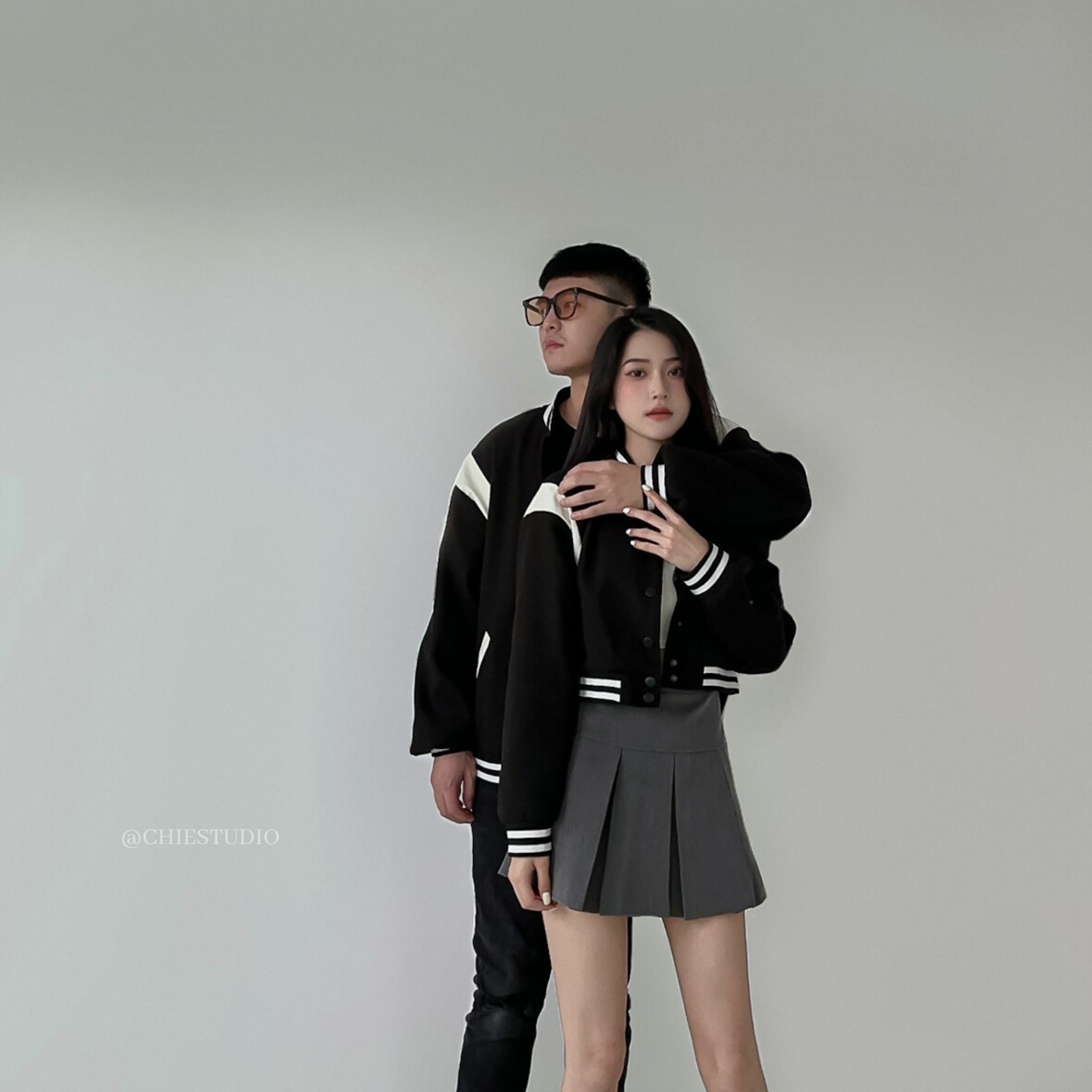 𝐂𝐡𝐢𝐞𝐬𝐭𝐮𝐝𝐢𝐨訂製·皮革拼接刺繡棒球外套