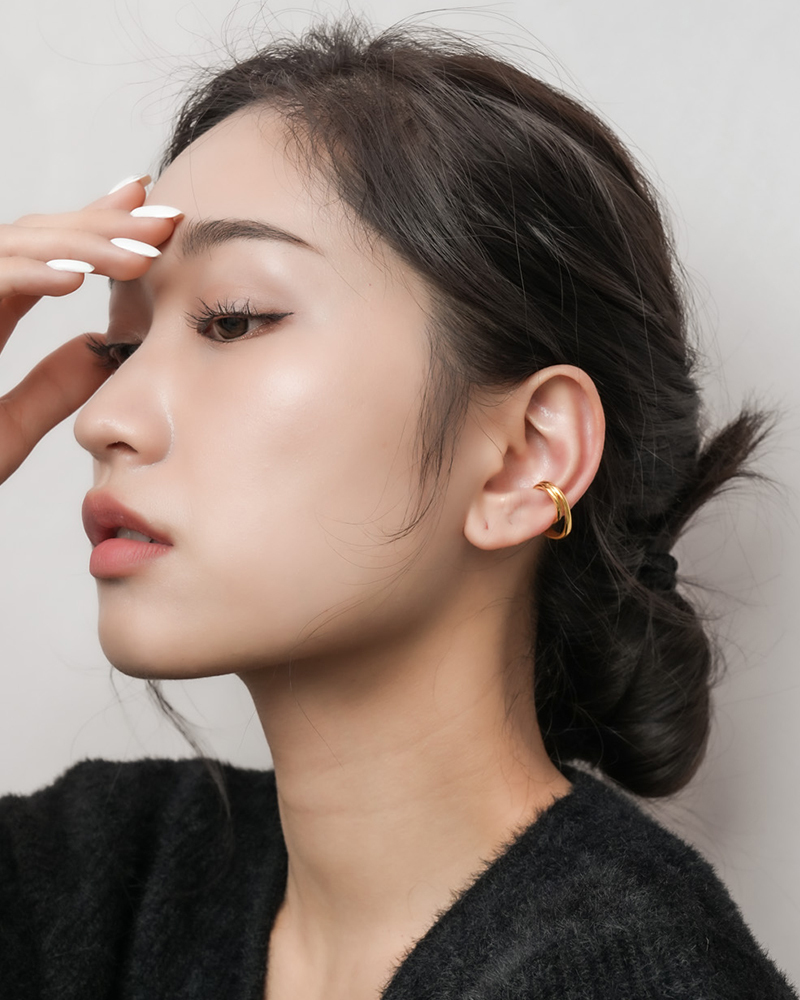 E171 永夜 | 925純銀耳骨夾