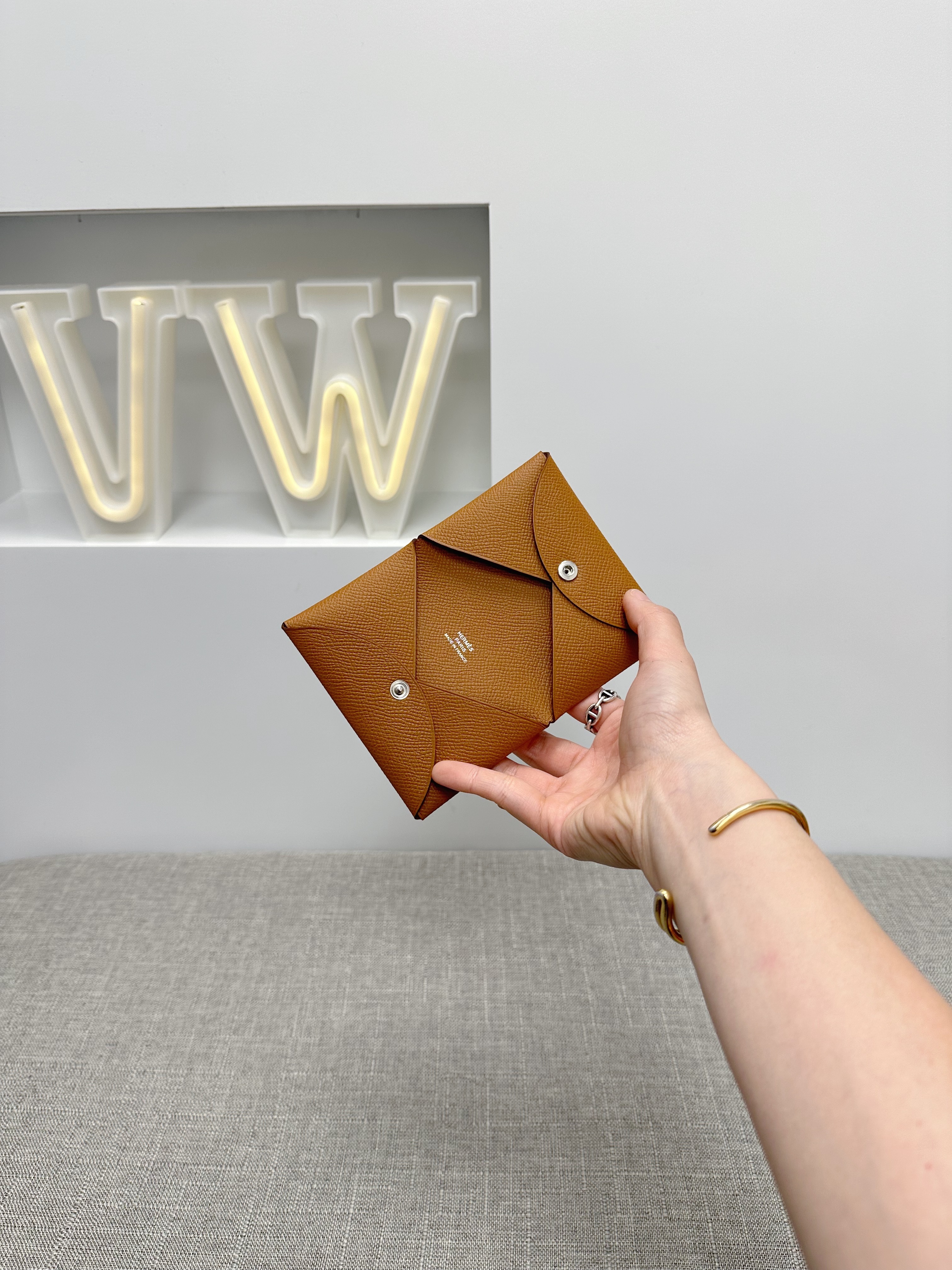 Hermes Calvi Card Holder