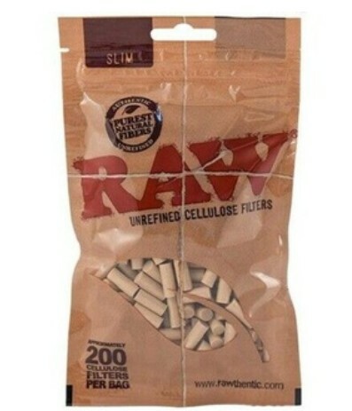 【RAW】西班牙原裝進口、未漂白棉 捲菸 捲煙 過濾 海綿 濾嘴 菸嘴 煙嘴 6mm*15mm，200粒 / 包