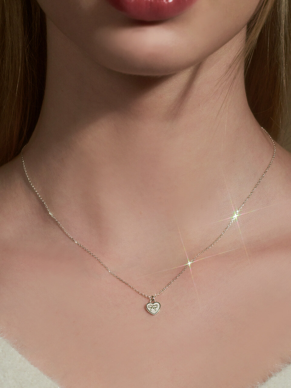 ENGBROX DEARY HEART NECKLACE [Silver 925]