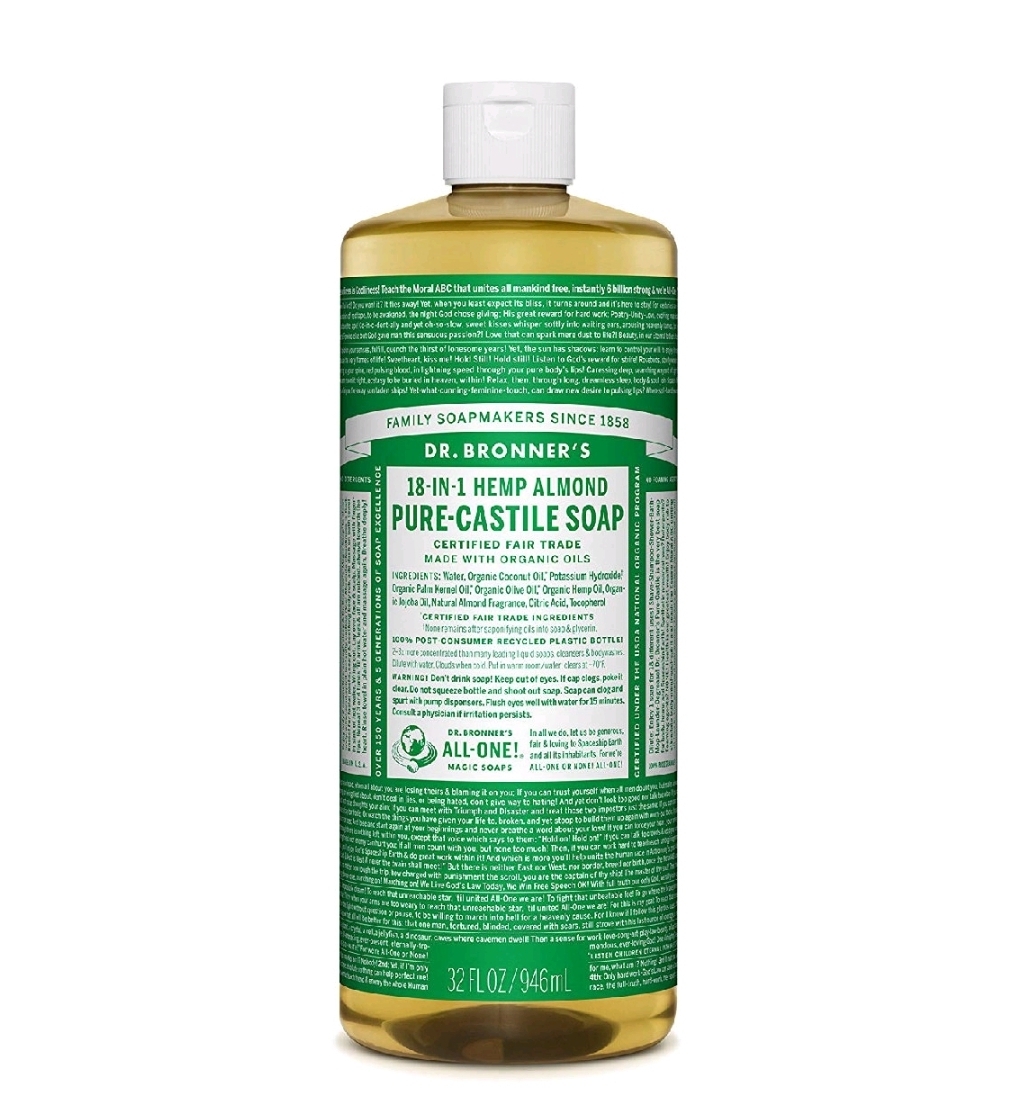 Dr. Bronner’s 有機杏仁皂液 32oz
