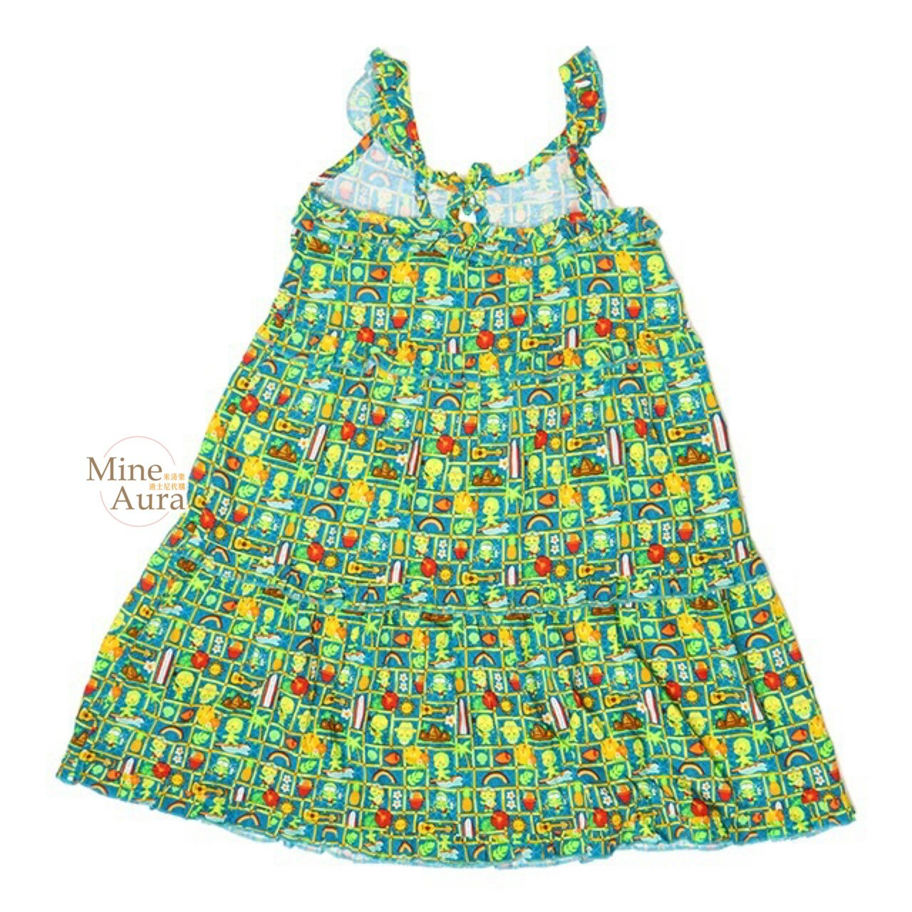 夏威夷系列 奧樂米拉 海龜 OluMel 滿版圖案 成人 連身 洋裝 -香港迪士尼樂園