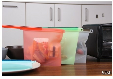 矽膠食物保鮮密封袋 (可重複使用、環保的 矽膠 保鮮袋 ！)