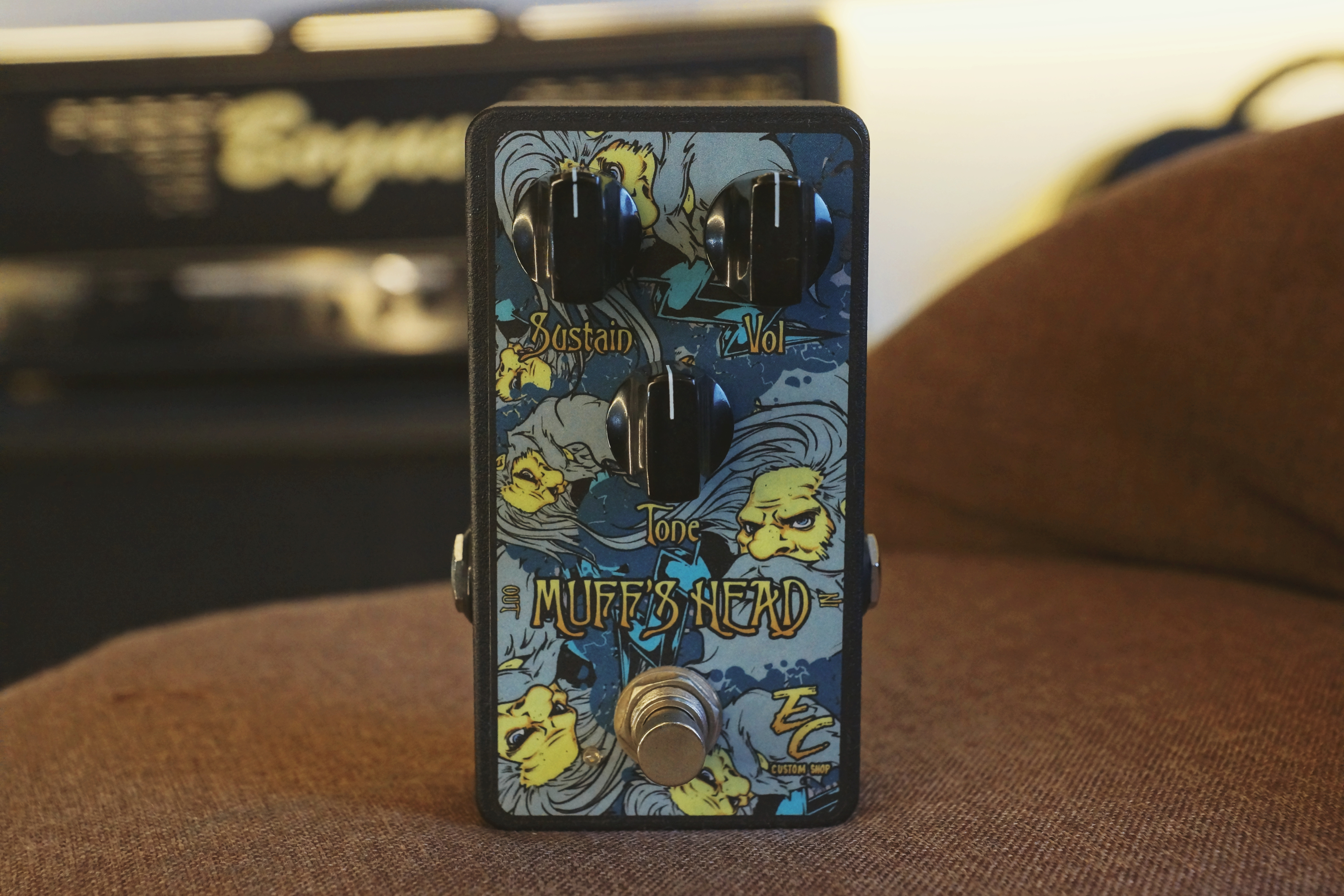 EC PEDALS｜Muffs Head Fuzz+Distrotion 手工破音效果器