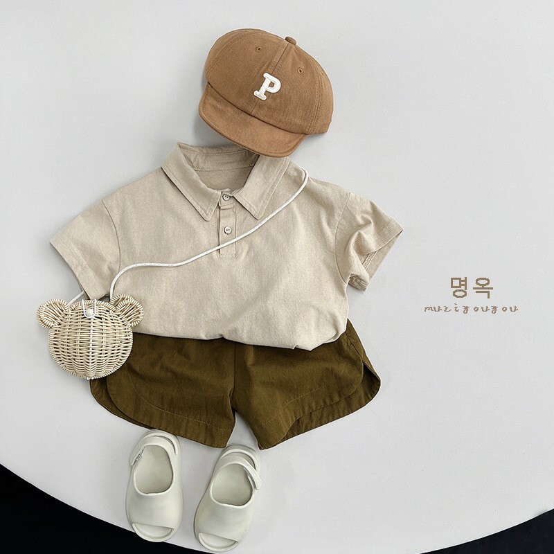 日系純棉百搭polo tee 🥔🥥🍂