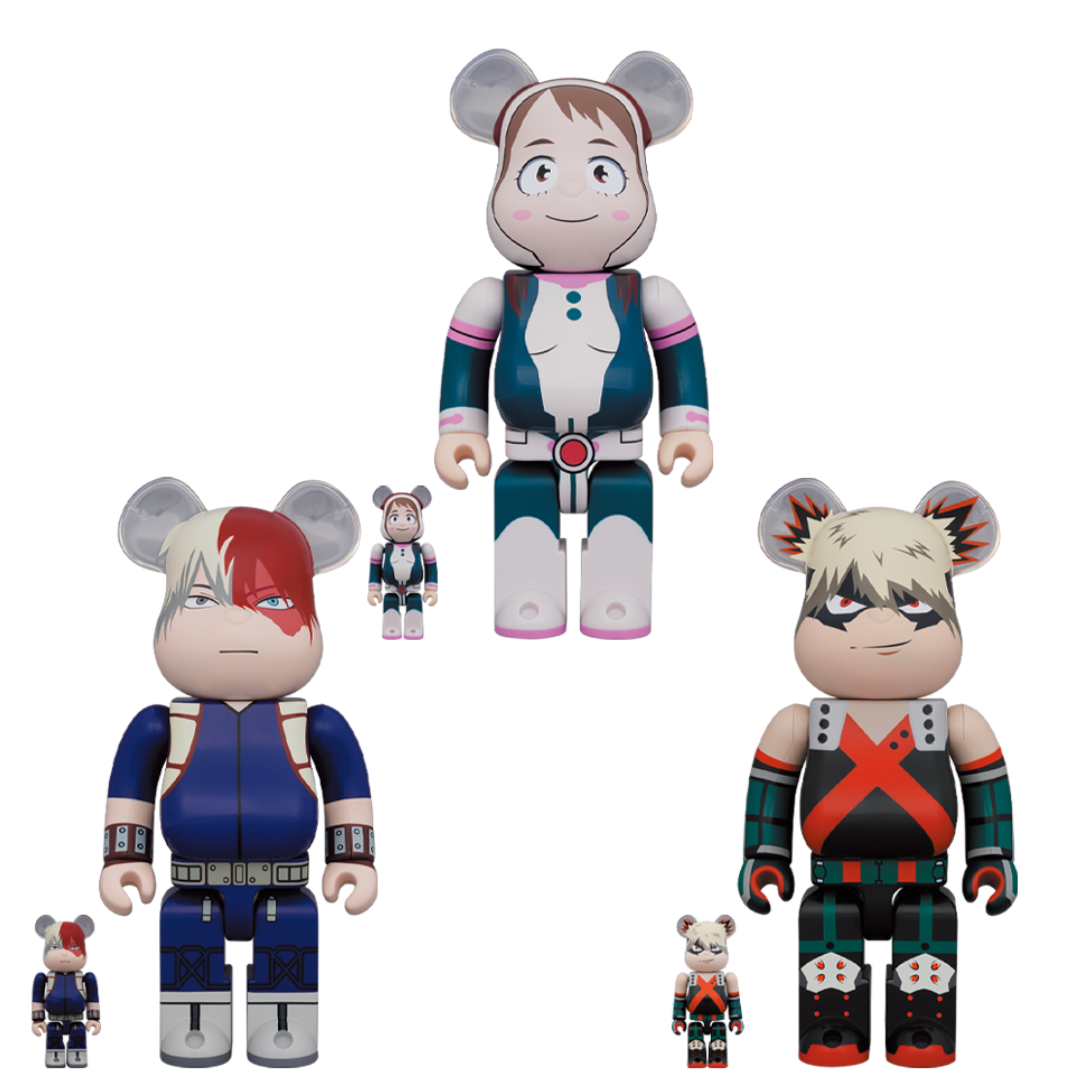 BE@RBRICK 爆豪勝己 轟焦凍 麗日お茶子セット-