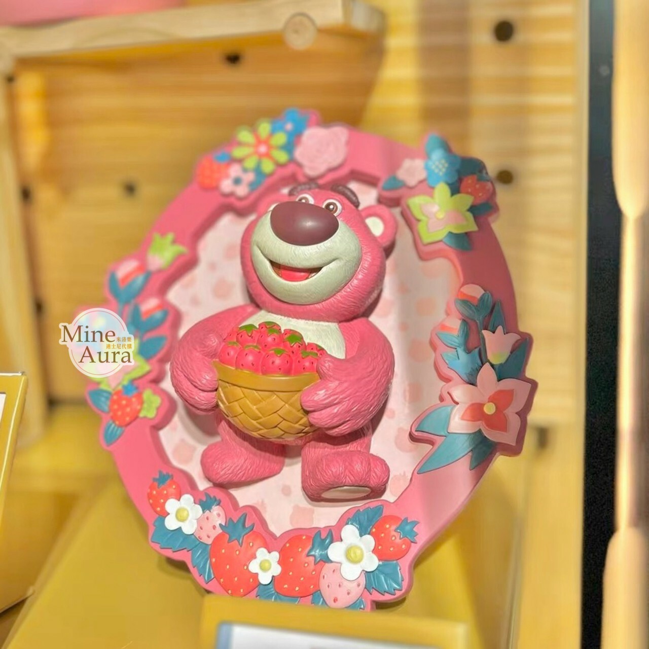 (限時特價) 熊抱哥 Lotso居家系列 花環造型 掛飾 擺飾品 玩具總動員 Toy Story -上海迪士尼樂園