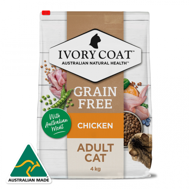 IVORY COAT Chicken with Coconut Oil Adult Cat 4kg