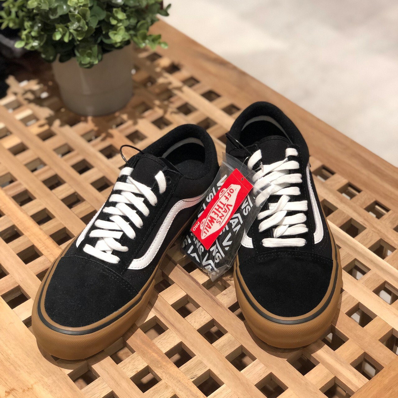 Vans Old Skool Pro 黑色滑板鞋 休閒鞋 經典Pro系列 焦糖底 VN000ZD4Y28