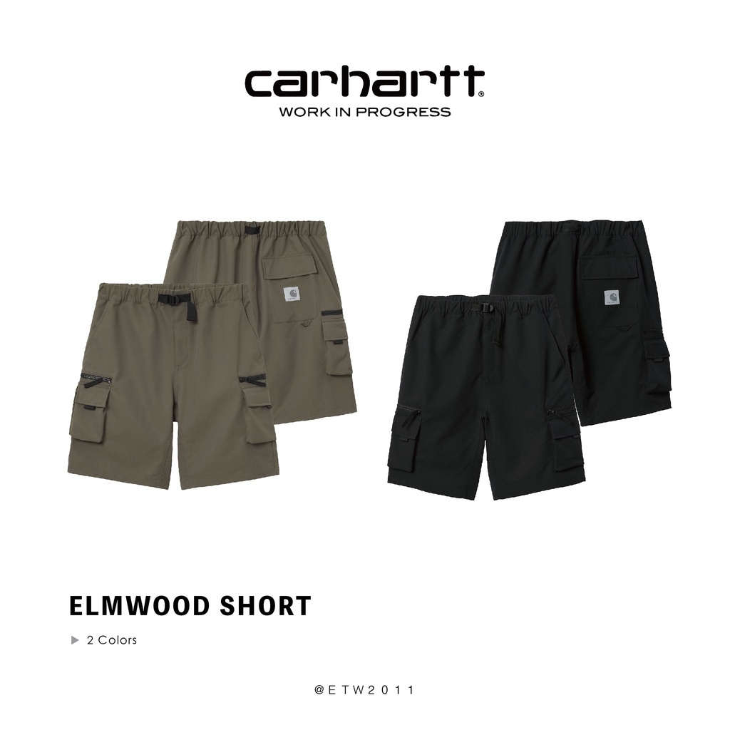 ☆ETW☆【一中店】歐版CARHARTT WIP Elmwood Short 銀標多口袋短褲工作褲工