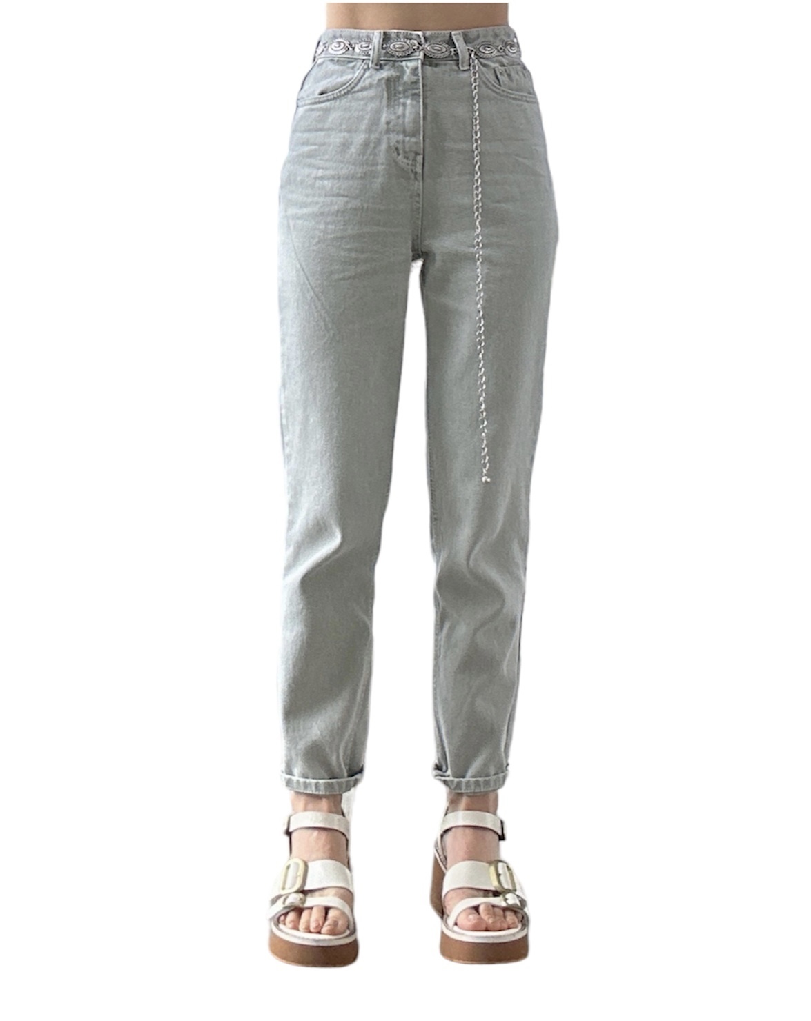 淺灰洗水牛仔褲（預購產品）