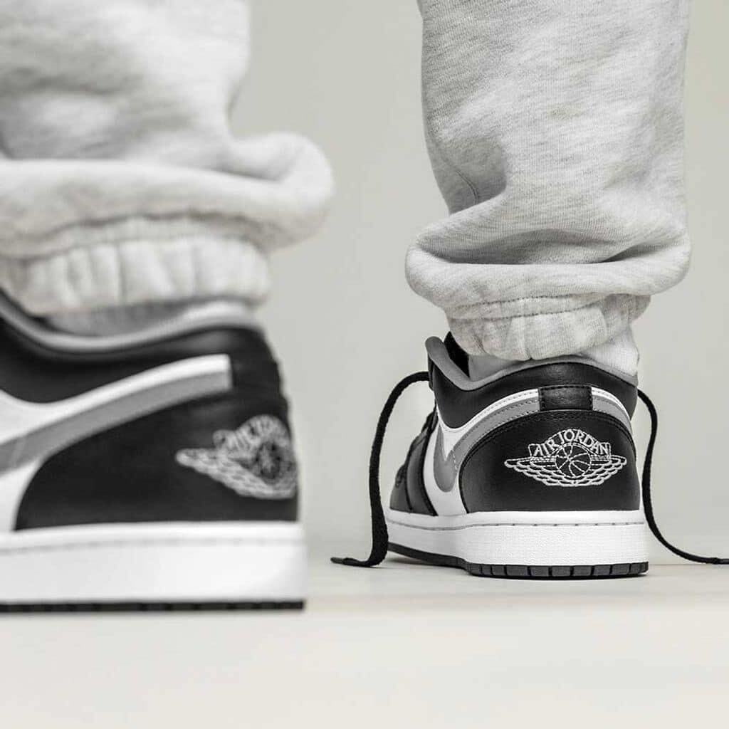 Nike air Jordan 1 low 黑灰白 影子 553558-040