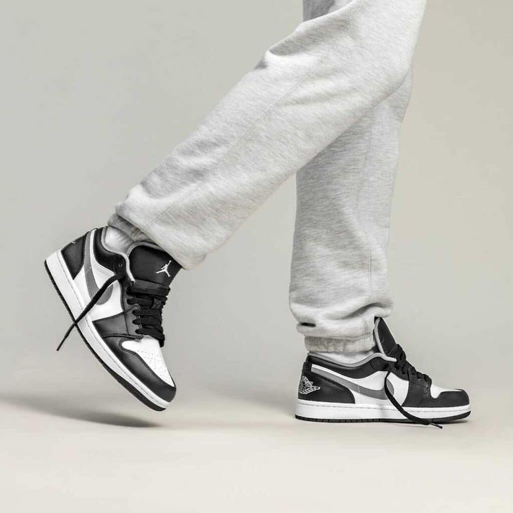 Nike air Jordan 1 low 黑灰白 影子 553558-040