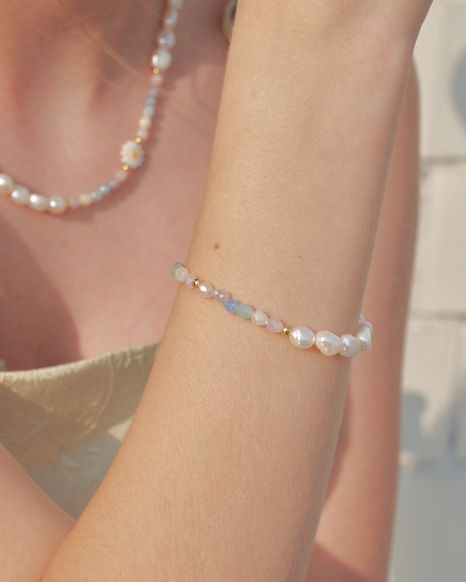 ENGBROX PASTEL MOMENT DAISY BRACELET
