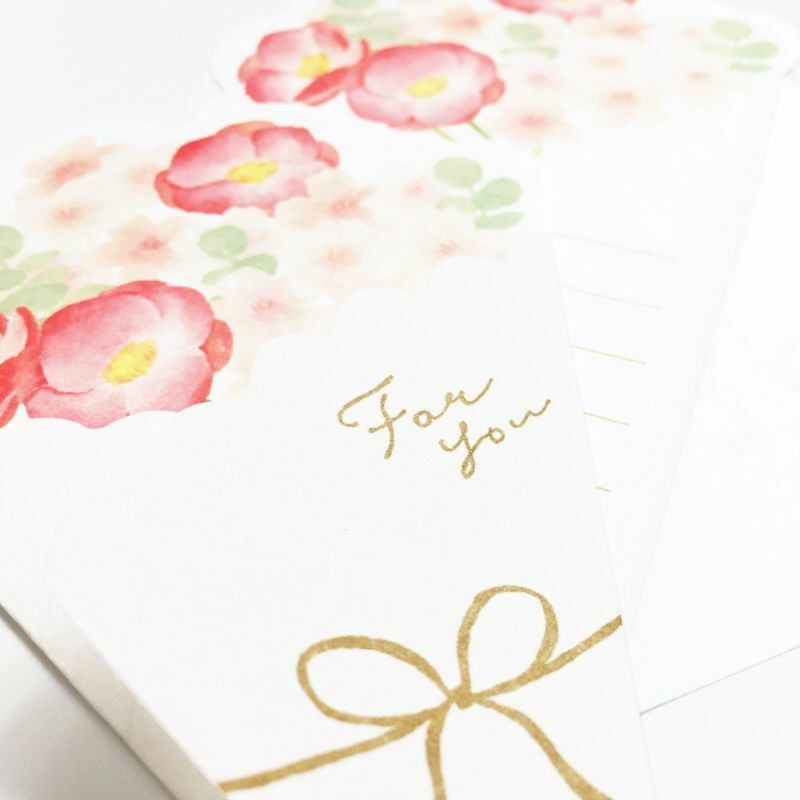[Limited] Furukawashiko Die-cut Letter－Spring Bouquet Series (Japanese Stationery Brand)