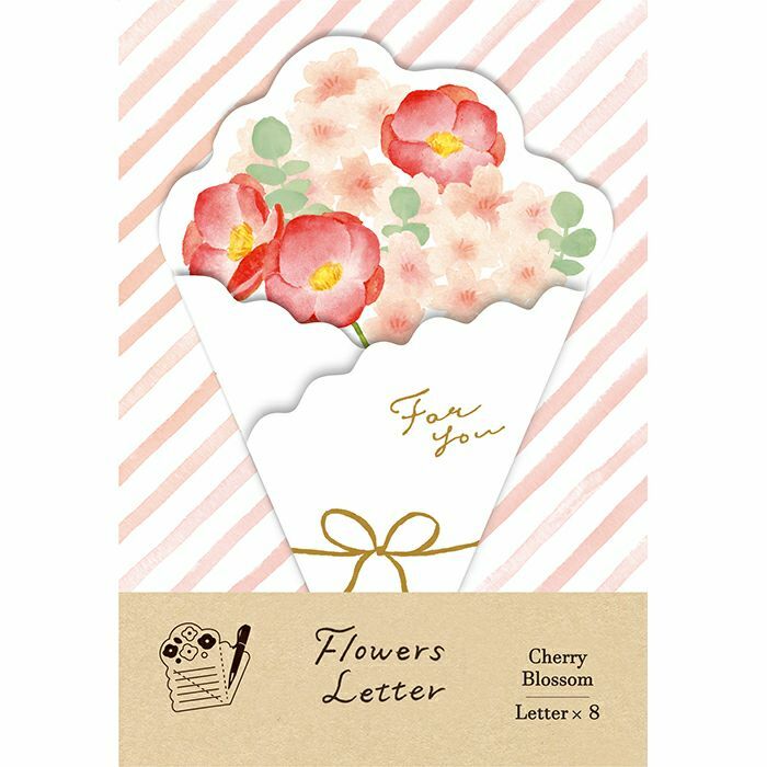 [Limited] Furukawashiko Die-cut Letter－Spring Bouquet Series (Japanese Stationery Brand)