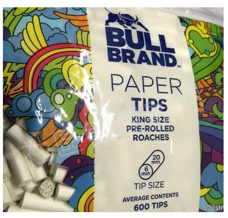 【BULL】限量版-6x20mm-天然未漂白紙濾嘴-已捲好、6x15mm-一般濾嘴、皆450粒/包