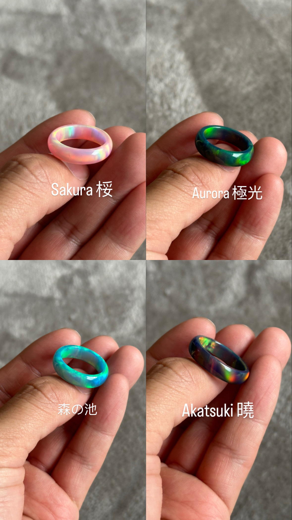HYBRID Opal ring by TakeshiHashimoto