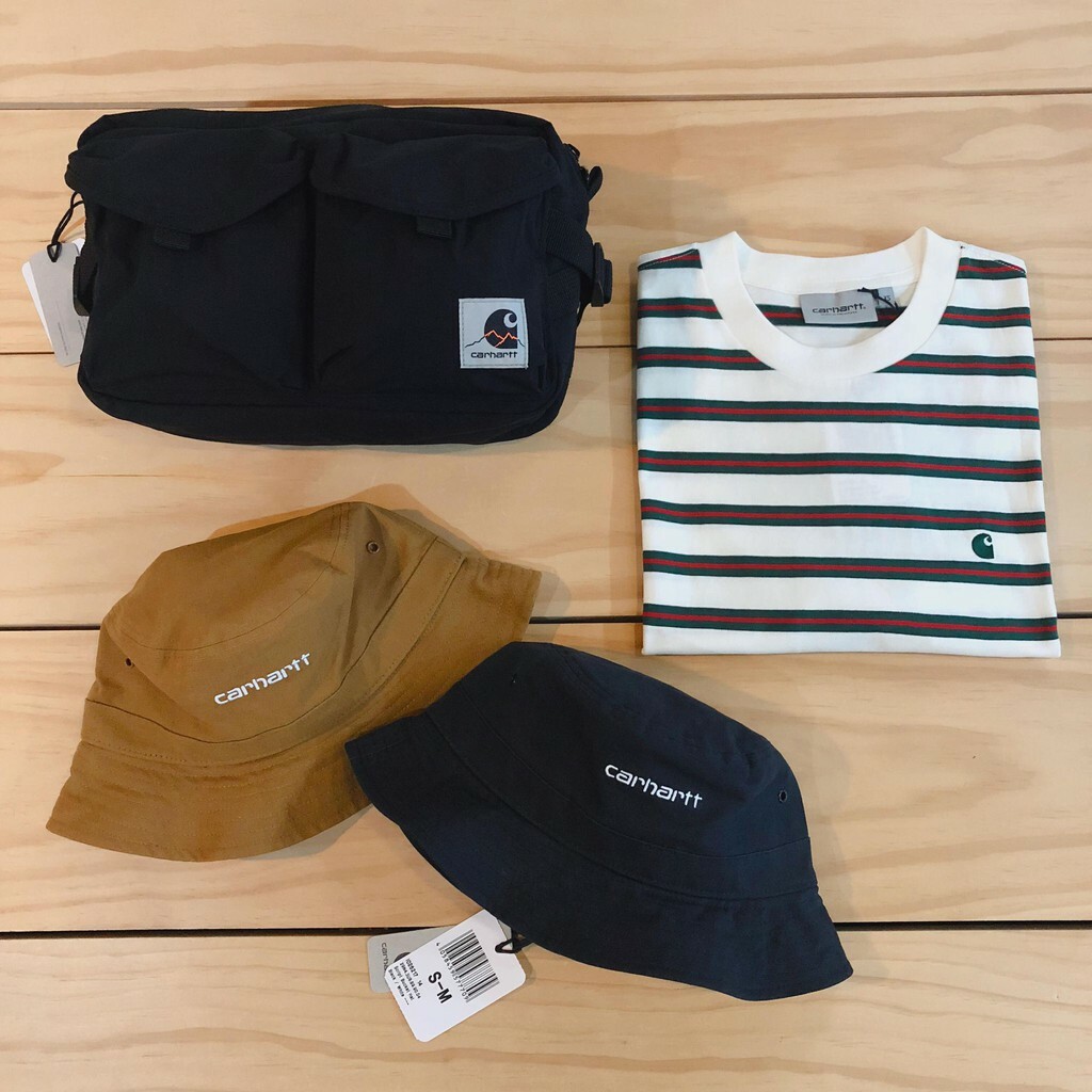 ☆ETW☆【EASY TO WEAR】歐版 Carhartt WIP Script Bucket Hat 漁夫帽 黑色 土黃 現貨