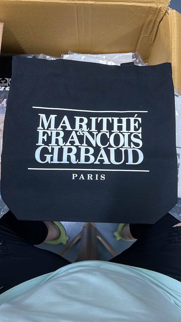 [S] MARITHE FRANCOIS GIRBAUD CLASSIC LOGO ECO BAG,BLACK, 1MG23CB101BLKOS (SZZ191)