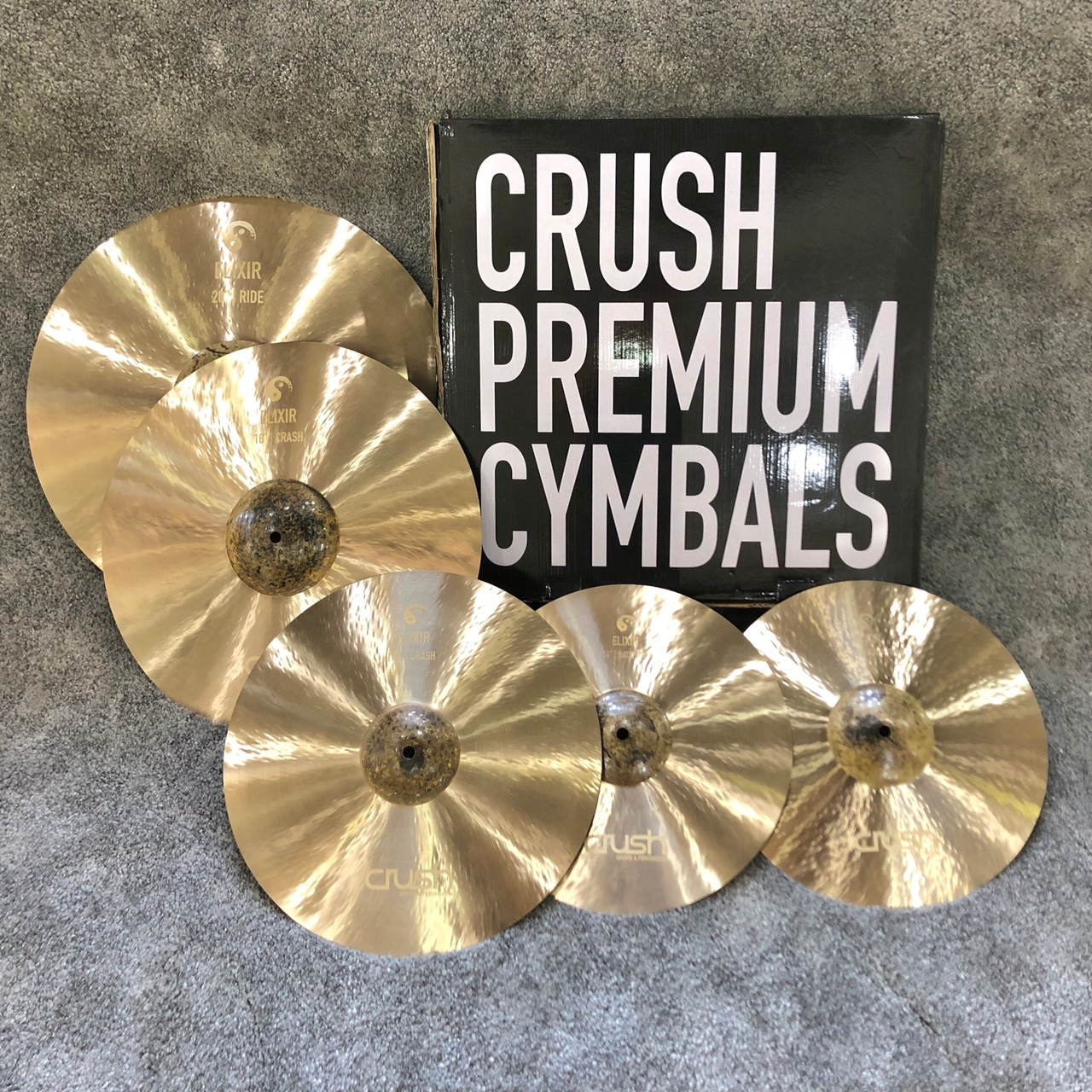 Crush CRUSH CECP50-PLUS 高階手工銅鈸套組 五片裝 — 三峽鼓 / 打擊