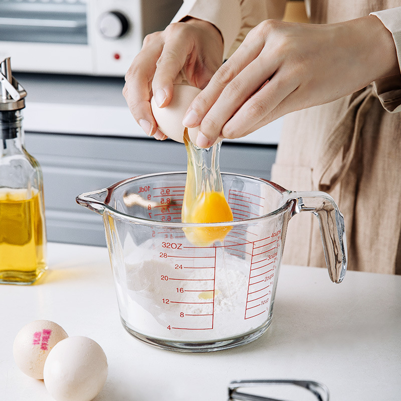 《1930》帶刻度大容量烘焙用玻璃杯