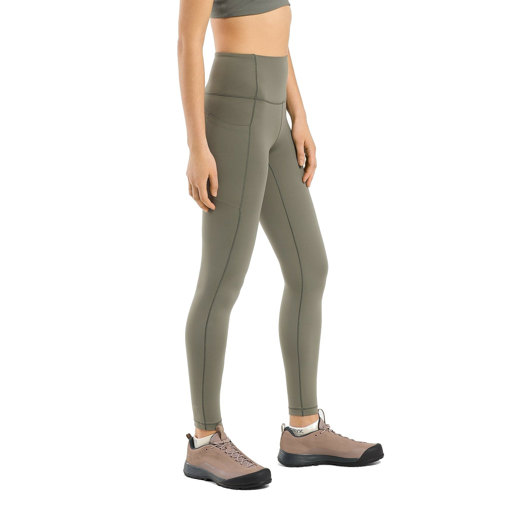 Arc'teryx 始祖鳥 Essent High-Rise Legging 26" 女 內搭長褲 糧草綠 (23年春夏新品）