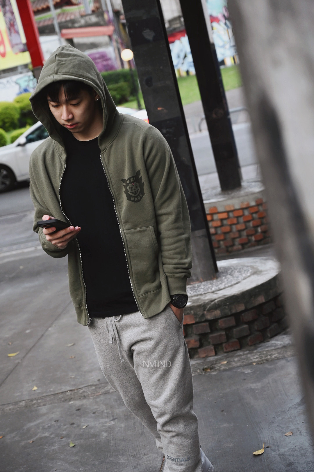 HUMAN MADE UZI 蝙蝠 鋪棉外套 綠色