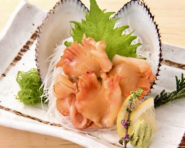 活赤貝刺身（四隻）