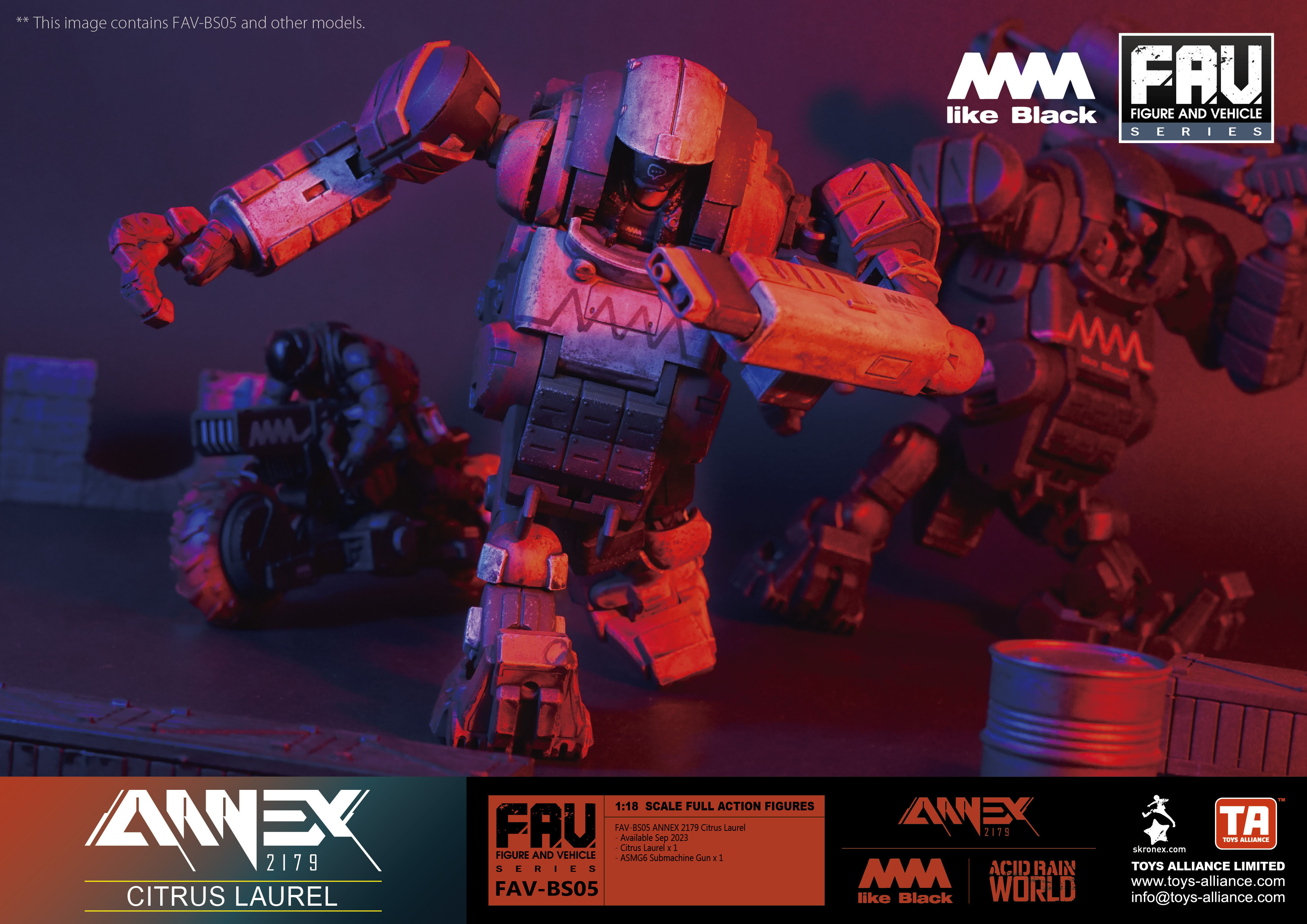 Toys Alliance ACID RAIN x AAAA like Black x ANNEX 2179