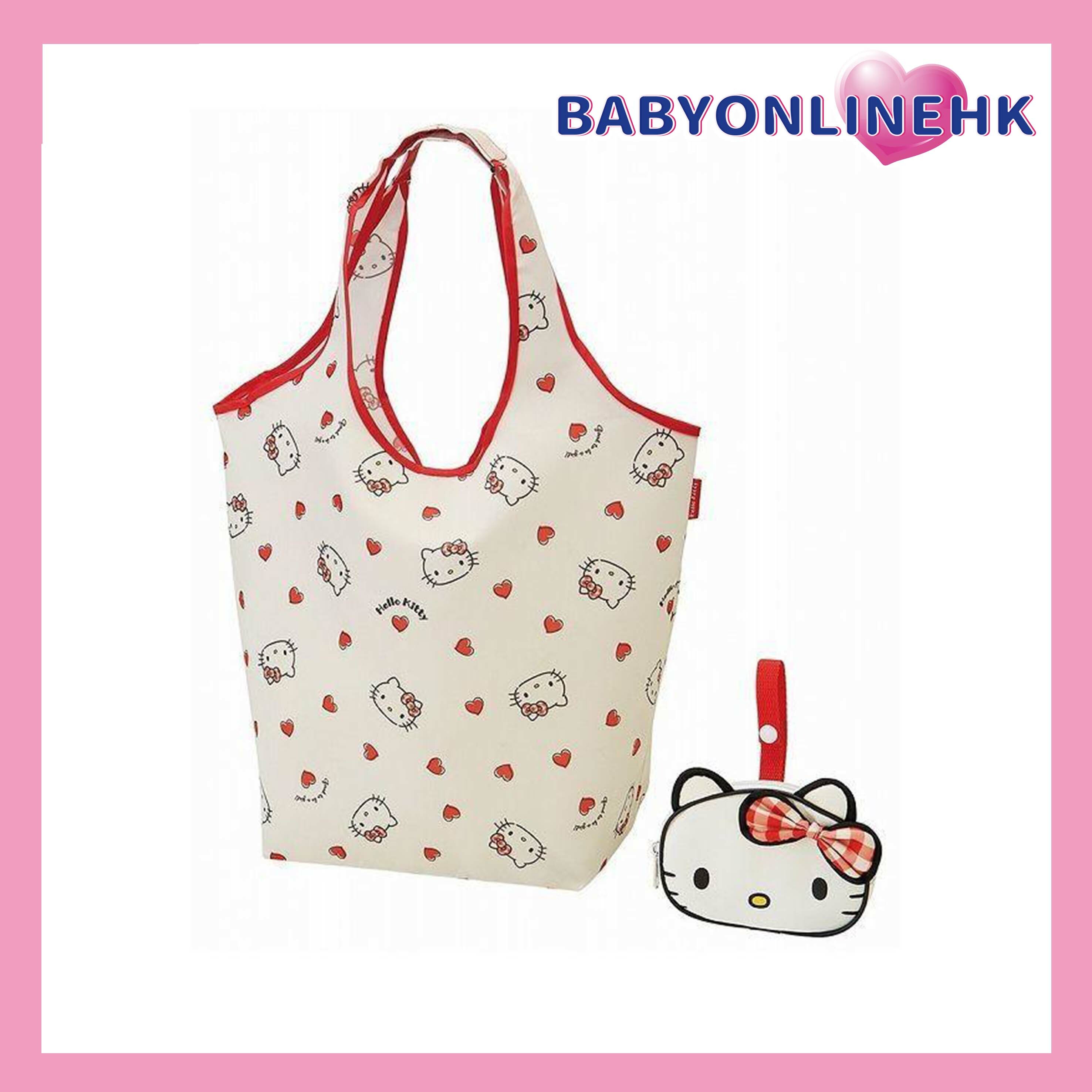 Skater Hello  Kitty  帶收納袋設計的購物袋